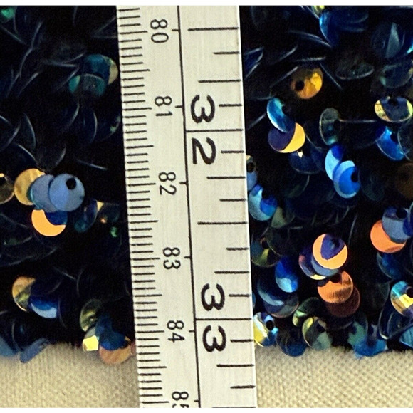 ZARA NWT WOMANS MULTICOLORED SEQUIN VELVET PUFF SLEEVE BODYCON MINI DRESS‎ SZ M - Picture 15 of 15